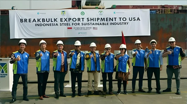 Industri Baja Indonesia Menembus Pasar Amerika